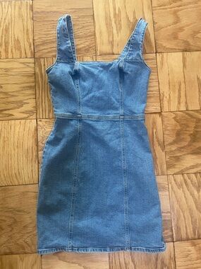 Urban Outfitters Blue Denim Mini Dress